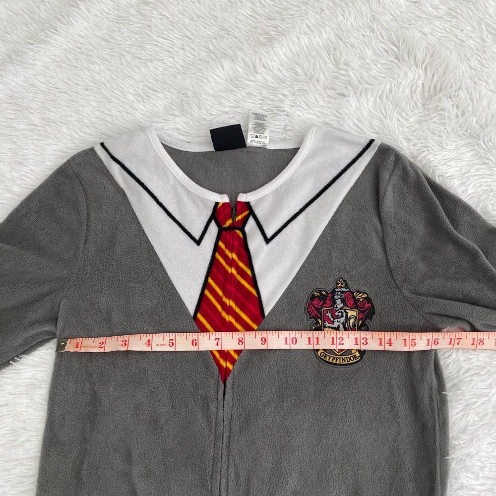 Unisex Harry Potter Fleece Costume Outfit in Gray and Black Size Small (4/6) - Picture 2 of 10